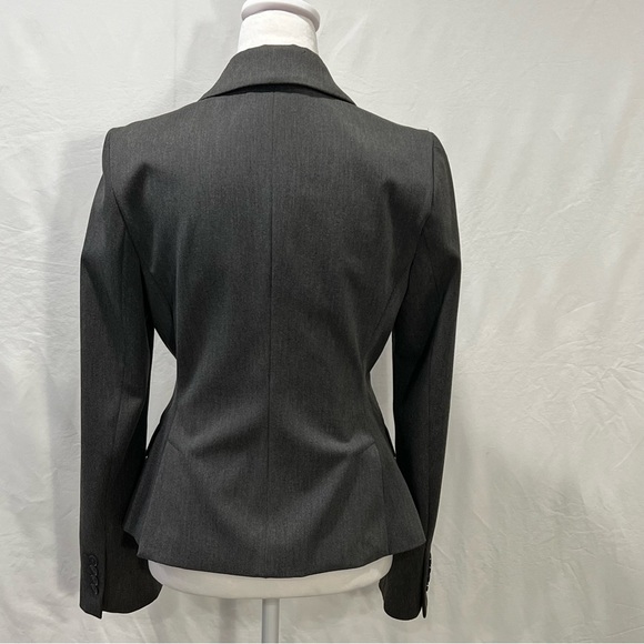 EXPRESS Women’s 6 Stretch Gray Single-Button Double Vent Blazer - Picture 4 of 12